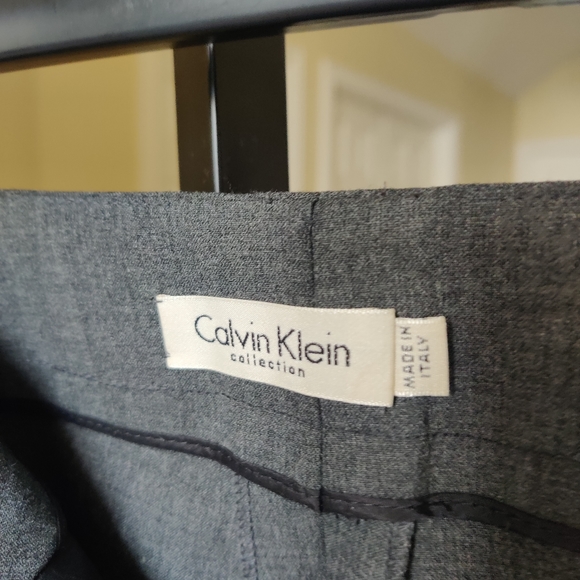 Calvin Klein Made In Italy 2pc Gray Pant Suit - Picture 16 of 16